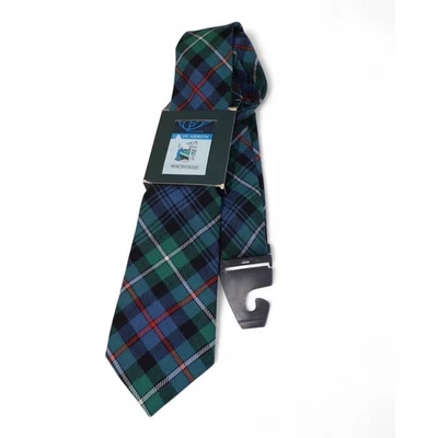 Corbata Lochcarron 100 % pura lana nueva Mackenzie a cuadros hecha en Escocia nunca usada Foto 1 de 4