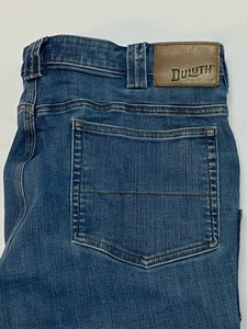 Duluth Trading Men’s Jeans 38x30 Slim Fit Ballroom Double Flex Workwear - Picture 1 of 8