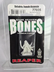 Reaper 77035: Deladrin, Huesos Cielo Oscuro Mujer Miniatura Plástica - Imagen 1 de 4