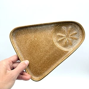 Vintage Bennington Pottery Snack Plate Brown #1341 MCM Vermont - Picture 1 of 8