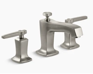Nuovo rubinetto lavabo bagno diffuso Margaux nichel spazzolato vibrante, 1,2 gpm di - Foto 1 di 1