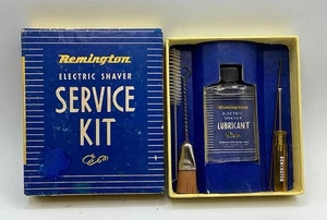Vtg Remington Electric Shaver Complete 5 Piece Service Kit NOS Made in the USA - Picture 1 of 5