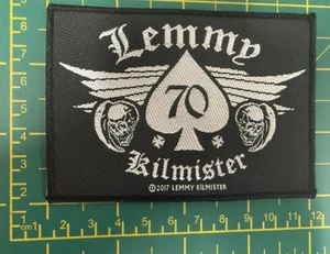 MOTORHEAD LEMMY 70 WOVEN SEW ON PATCH OFFICIALLY LICENSED - Picture 1 of 8