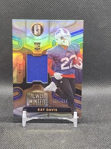 Memorabilia 3702I 2024 Panini Gold Standard recién acuñada Ray Davis #NMM-RDS/499 - Imagen 1 de 2