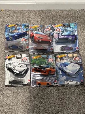 Lote (6) Hot Wheels Car Culture Ronin Run Juego Completo con Chase Mazda RX7 -FPY86 Foto 1 de 4