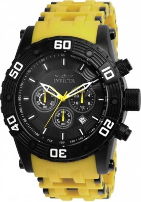 Invicta 23757 Giallo Mare Ragno Gen II Cronografo Tachimetro 50mm Uomo Orologio - Immagine 1 di 4