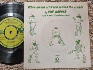 Roy Harper – When An Old Cricketer Leaves The Crease 1975 Harvest Records 7” - Bild 1 von 6