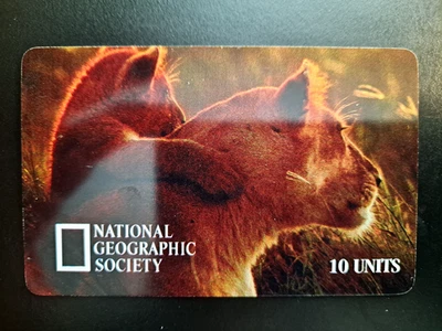 Tarjeta telefónica vintage - National Geographic Society - Tarjeta promocional 207/500 Foto 1 de 2