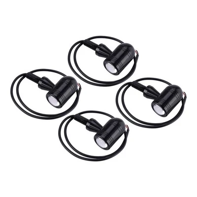4Pcs Motorcycle Mini Bullet Type LED Turn Signal Indicator Light Blinker - Image 1 of 4