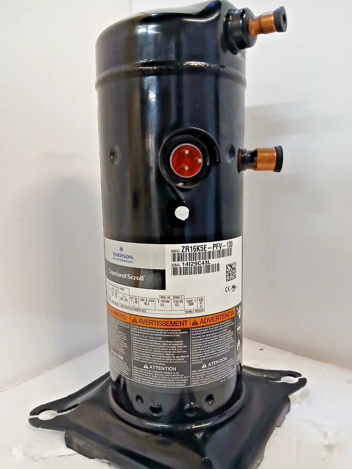 *Nuevo compresor de desplazamiento Copeland ZR16K5E-PFV-208-230/1/60 V-1,3 toneladas-R-22-AC Duty* Foto 1 de 1