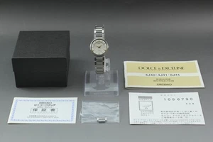 2004 N MINT Seiko Exceline 4J40-0AF0 MOP Round HAQ Quartz Womens Watch JAPAN - Picture 1 of 11