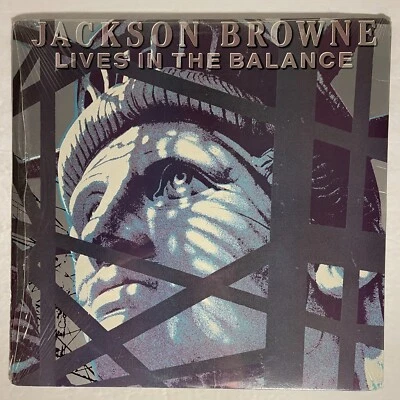 Jackson Browne ‎– Lives In The Balance Vinyl, LP 1986 Asylum Records ‎– E1 60457 - Image 1 of 4