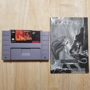 Disney's The Lion King  + Instruction manual SNES Cartridge Authentic and works. - Picture 1 of 5