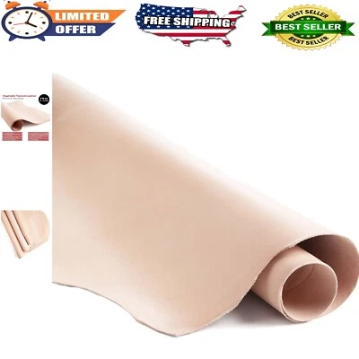 8"x24" Vegetable Tanned Full Grain Leather 7-8 Oz Cowhide for Tooling, Carvin... - Image 1 of 4