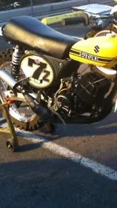 1973 1974 1975 SUZUKI TM125 PFR PERFORMANCE PIPE & MUFFLER VINTAGE AHRMA - Foto 1 di 2