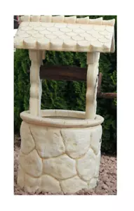 🔶Ziehbrunnen Brunnenschacht Stein Brunnen Pflanzschale Steinkunst BLACKFORM - Bild 1 von 4