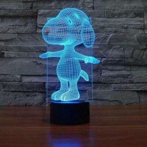NEI 3D Night Light Multi 7 Color Changing Illusion Lamp for Children Kids - Picture 1 of 6