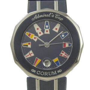 CORUM Admirals cup Watches 39.610.30 V050 Navy / Silver NavyDial Stainless...