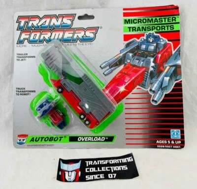 Transformers Original G1 1990 Micromaster Overload MOSC Sealed - Image 1 of 2