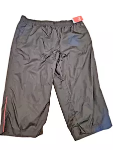 Pantalones para mujer nuevos con etiquetas-DANSKIN NOW-negro/blanco "tejido track capri" pull on-XL (16-18) - Imagen 1 de 9