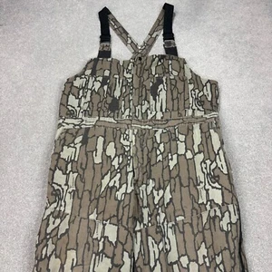 Walls Dungarees Adult X Large 42x28 Brown RealTree Bib Camo Hunting Overalls Men - Picture 1 of 16