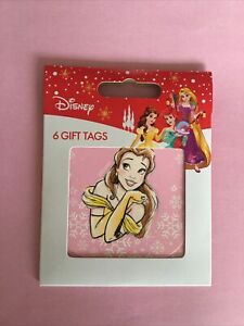 Disney Princess Belle Gift Tags Party- Pack os 6 