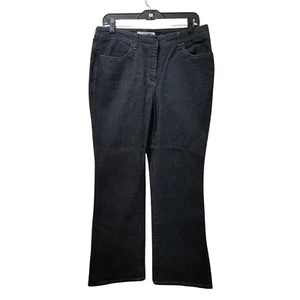 Chico’s Jeans Damen 1,5 (10) Short Platinum Pavee Boot Leg Black Denim - Bild 1 von 5