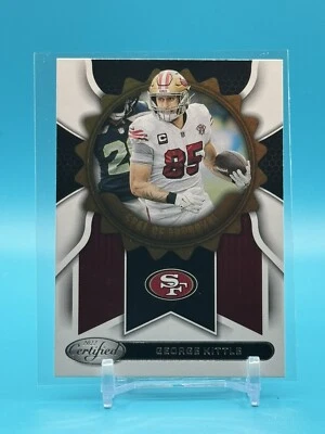 2022 Panini Certified Seal Of Approval George Kittle #SA-15 San Francisco 49ers - Image 1 of 2