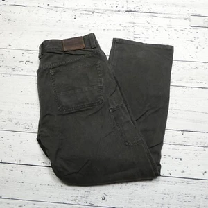 CC FILSON Double Knee Pants Mens 34 Gray Duck Canvas Work Jeans - Imagen 1 de 9