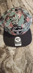 New York Yankees MLB Tropic Isle Forty Seven '47 Floral SnapBack Baseball Cap Mütze - Bild 1 von 5