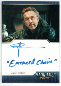 STAR TREK DISCOVERY SEASON 3 JAKE WEBER AS ZAREH INSCRIPTION AUTOGRAPH #3