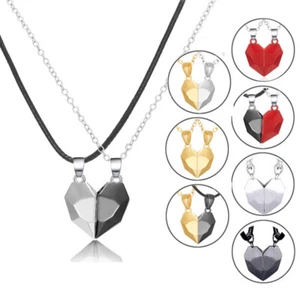Magnetic Necklaces Gifts for Boyfriend Girlfriend Couple Him Her Wedding Jewelry - Picture 1 of 18