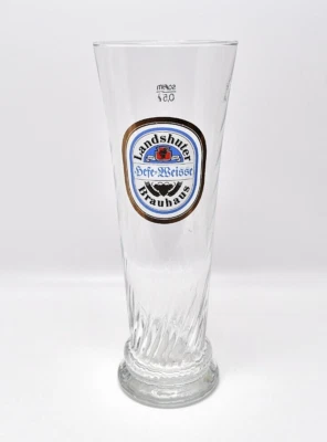 Landshuter Beer Glass 1 pint - Image 1 of 2