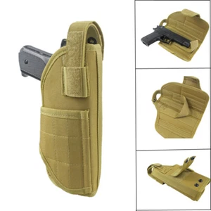 Tactical Vertical Belt Mount Handgun Holster Universal MOLLE Pistol Gun Holster - Picture 1 of 15