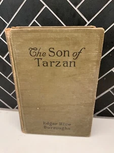 1917 „DER SOHN VON TARZAN“, Edgar Rice Burroughs AC McClurg & Co 1. Illustriert - Bild 1 von 6