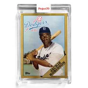 2021 Topps Project 70 Card 16 Jackie Robinson 1988 Infinite Archives BRANDNEU!! - Bild 1 von 2