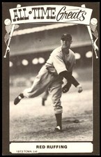 1973 TCMA ALL-TIME GREATS POSTCARDS - RED RUFFING NEW YORK YANKEES
