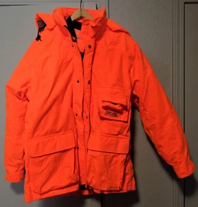 Hunting Coat Jacket Gamehide Vintage Mens Orange Quiet Removable Liner Size M - Picture 1 of 15