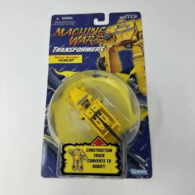 Transformers MACHINE WARS HUBCAP Heroic Autobot Sealed on Card 1996 Hasbro  - Image 1 of 4