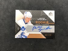 2007-08 UPPER DECK SP GAME USED ANTON STRALMAN ROOKIE AUTO EXCLUSIVES #ed 52/100