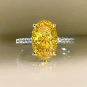 Sunlit Kiss S925 sterling silver diamond ring fashion Valentine's Day gift - Picture 1 of 10