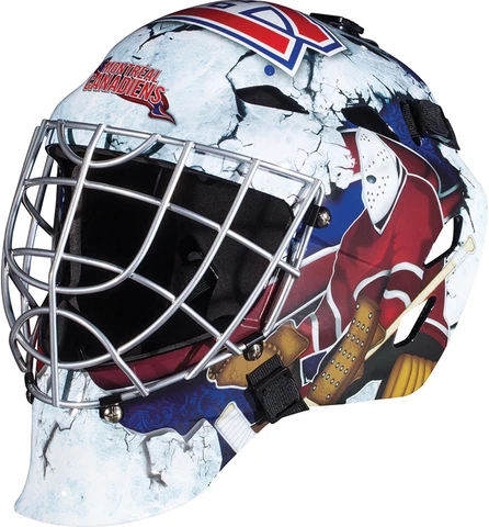 Montreal Canadiens Unsigned Franklin Sports Full-Size Goalie Mask Cover