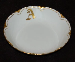 ANTIQUE Porcelain Fruit Bowl 5" LIMOGES Haviland Made in France 1905 Art Nouveau - Picture 1 of 5