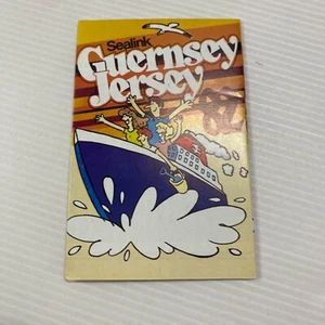 Sealink, Guernsey - Jersery 1982 Time Table - Original Vintage Paper Ephemera - Picture 1 of 5