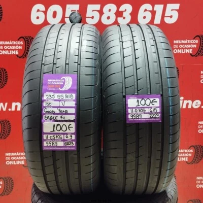 2x 235 55 R18 100V GOODYEAR EAGLE F1 ASYMMETRIC5 6.9/6.8mm REF:9989 - Imagen 1 de 4