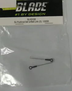 BLADE BLH3108 SX PUSHROD SET W/BALL LINK (2): 120SR NEW NIP - Picture 1 of 1
