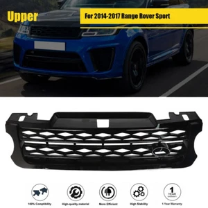 Upper Grille Bumper For 2014-2017 Range Rover Sport Black Mesh Replacement - Foto 1 di 11
