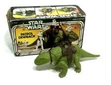 1978 Vintage Star Wars Patrol Dewback Complete Boxed Saddle Tatoonie FREESHIP