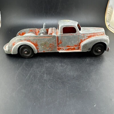 Camión grúa Hubley 474 de colección juguete rojo📦 Foto 1 de 4