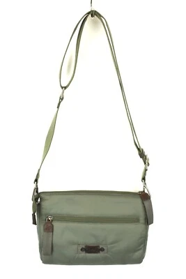 Camel Active Tasche Damen One Größe Umhängetasche Gepolstert Reißverschluss Grün - Bild 1 von 4